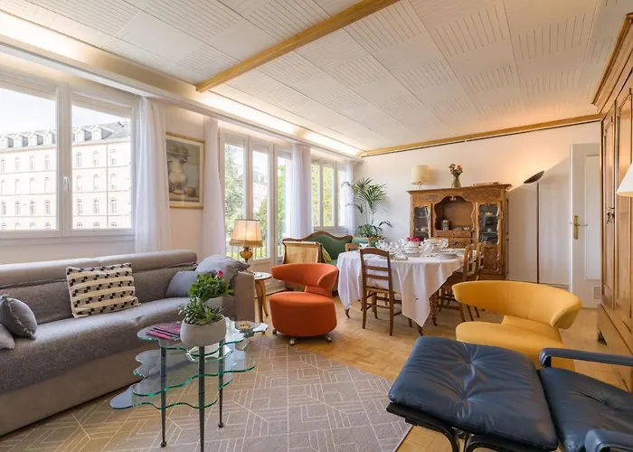 Appartement Climatise 100M2 7Mn Centre Ville Garage 5Pieces 5 Adultes Bebe Arrivee Autonome